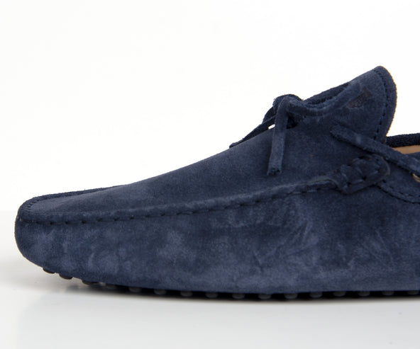 Tods Gommino Suede Driving Shoes Navy