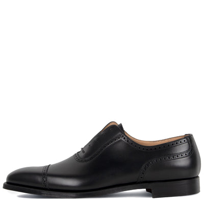 Crockett & Jones Westbourne Punched Toe cap Shoe Black