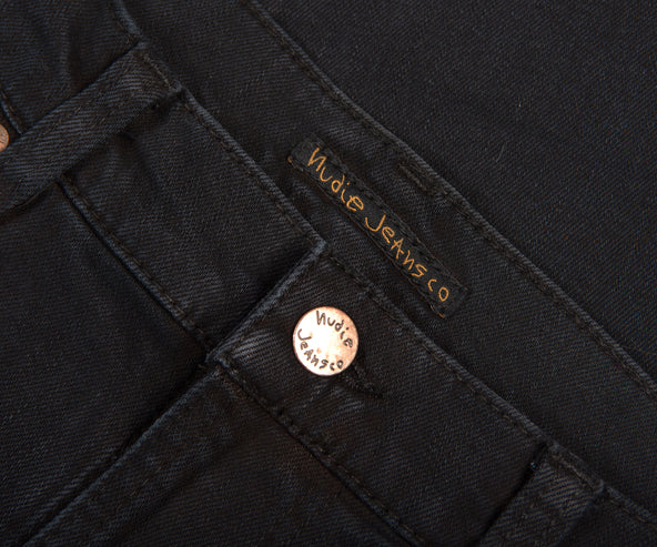 Nudie Lean Dean Jeans Black Skies
