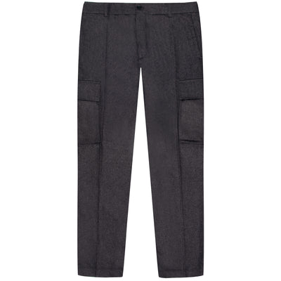 Belstaff  Flannel Cargo Trousers Charcoal Heather