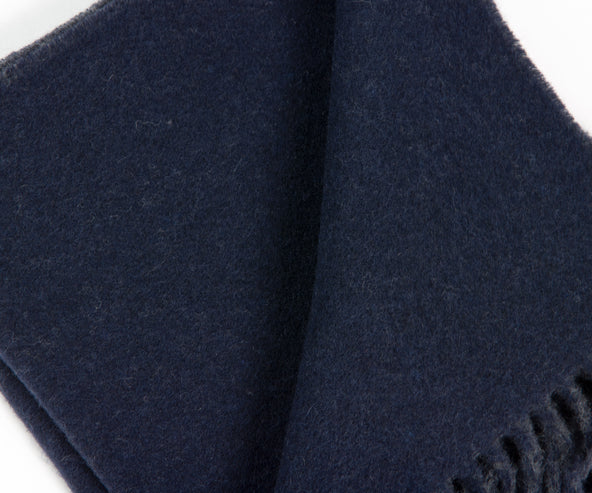 Polo Ralph Lauren Reversible Wool-Blend Scarf Navy/Charcoal