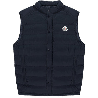 Moncler Barthe Down Gilet Navy