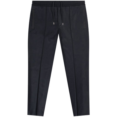 Moncler Metal Lettering Drawstring Trouser Black