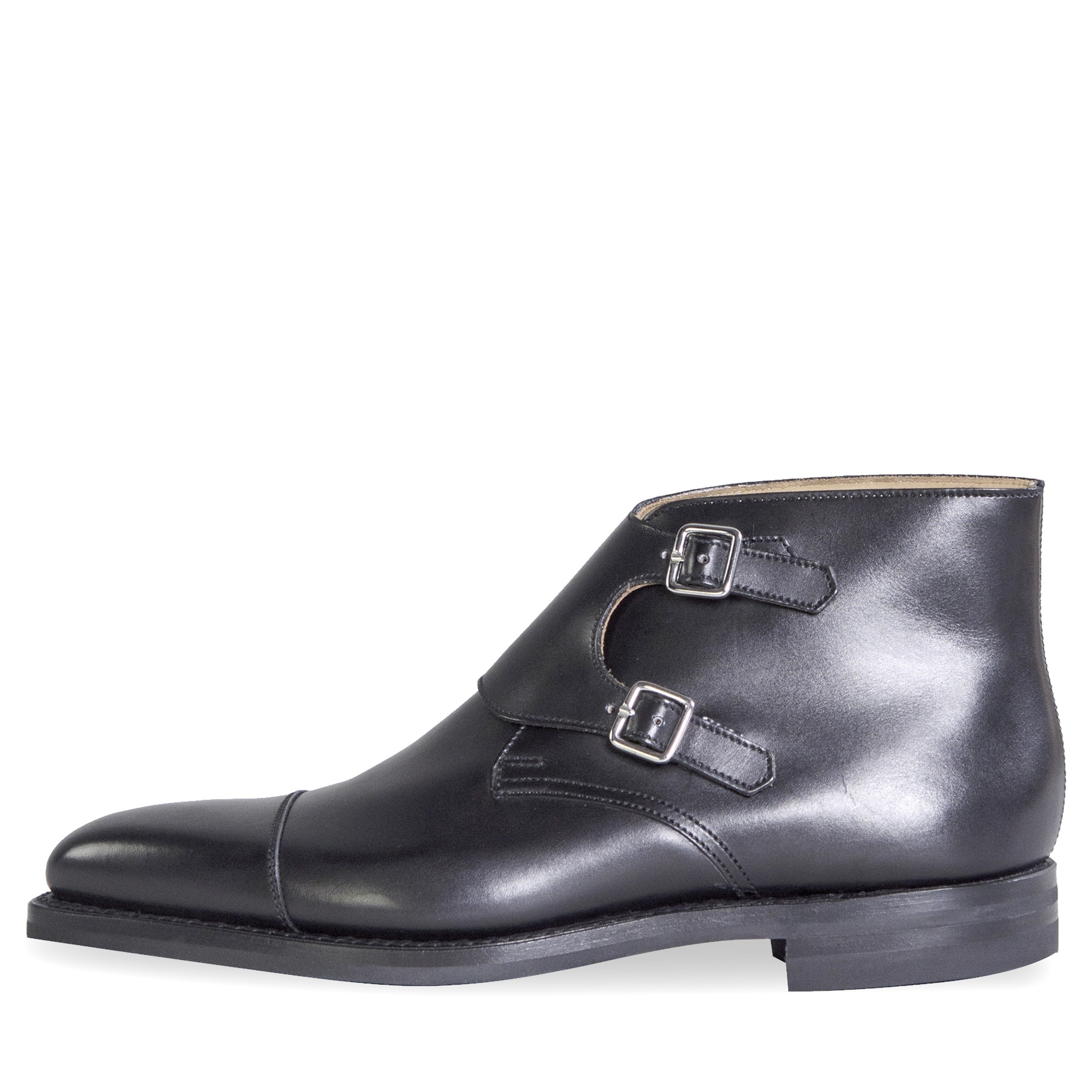 Crockett & Jones ’Camberley’ Calf Leather Boots Black