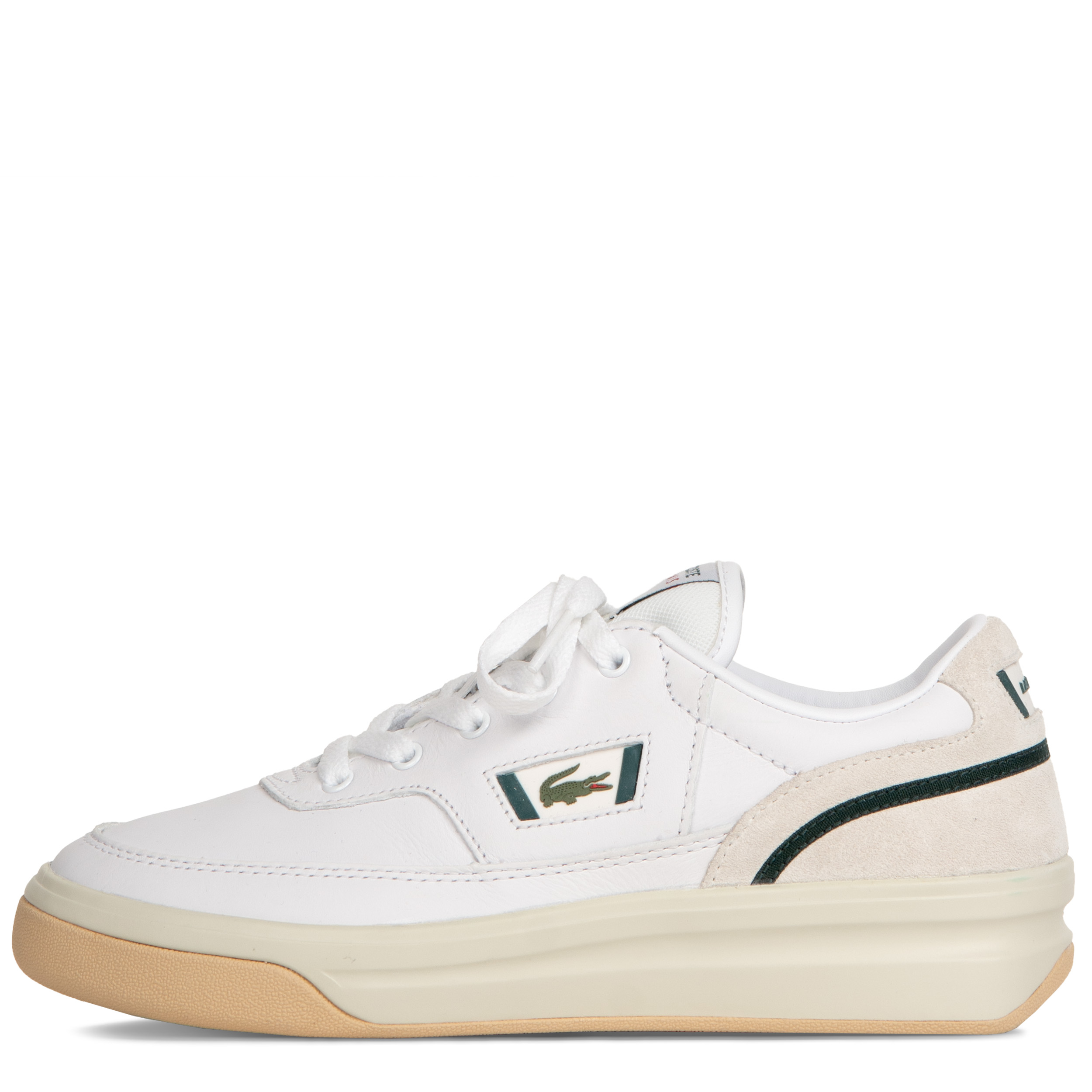 Lacoste G80 Casual Trainers White/Dark Green