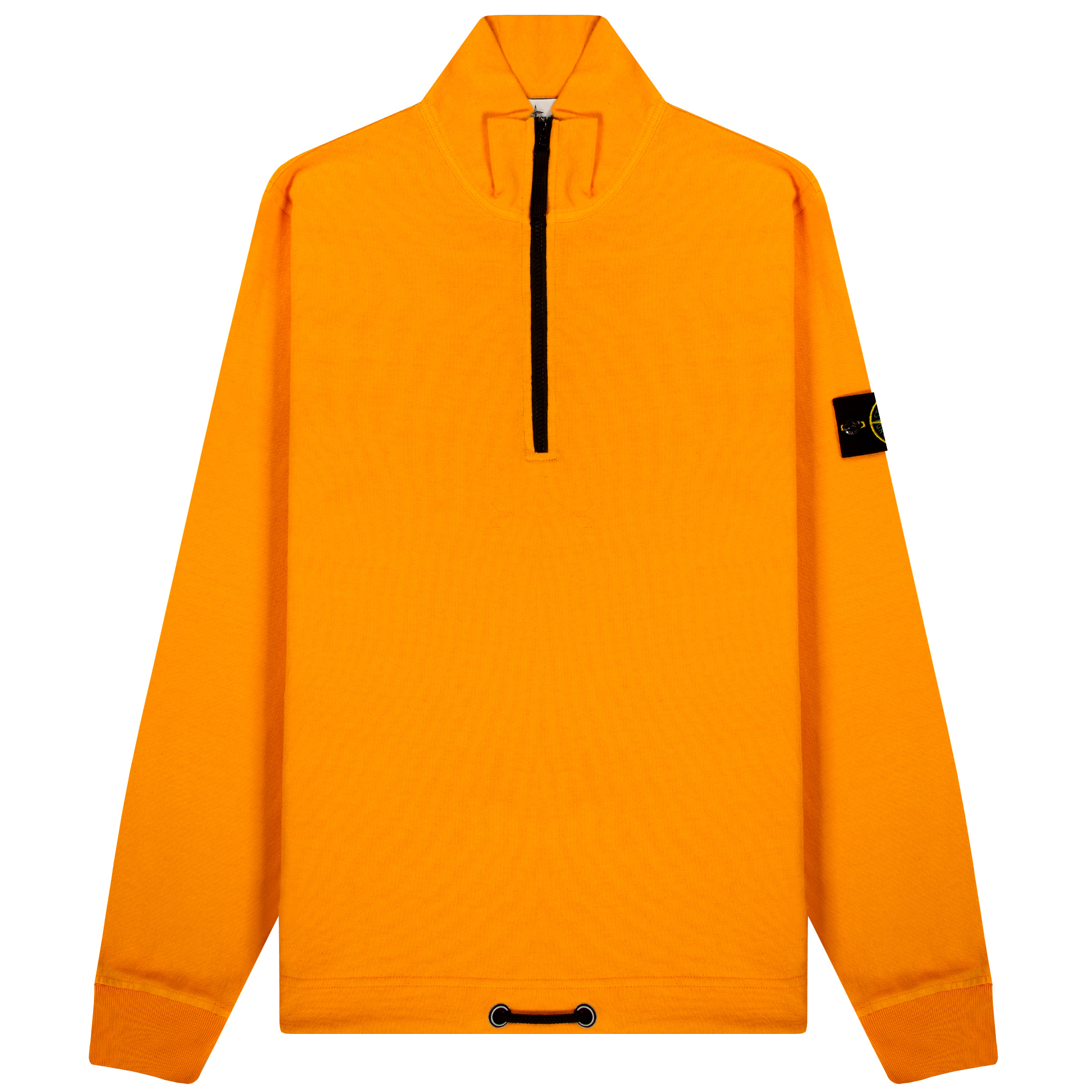 Stone Island 40th Anniversary 1/4 Zip Sweatshirt Orange
