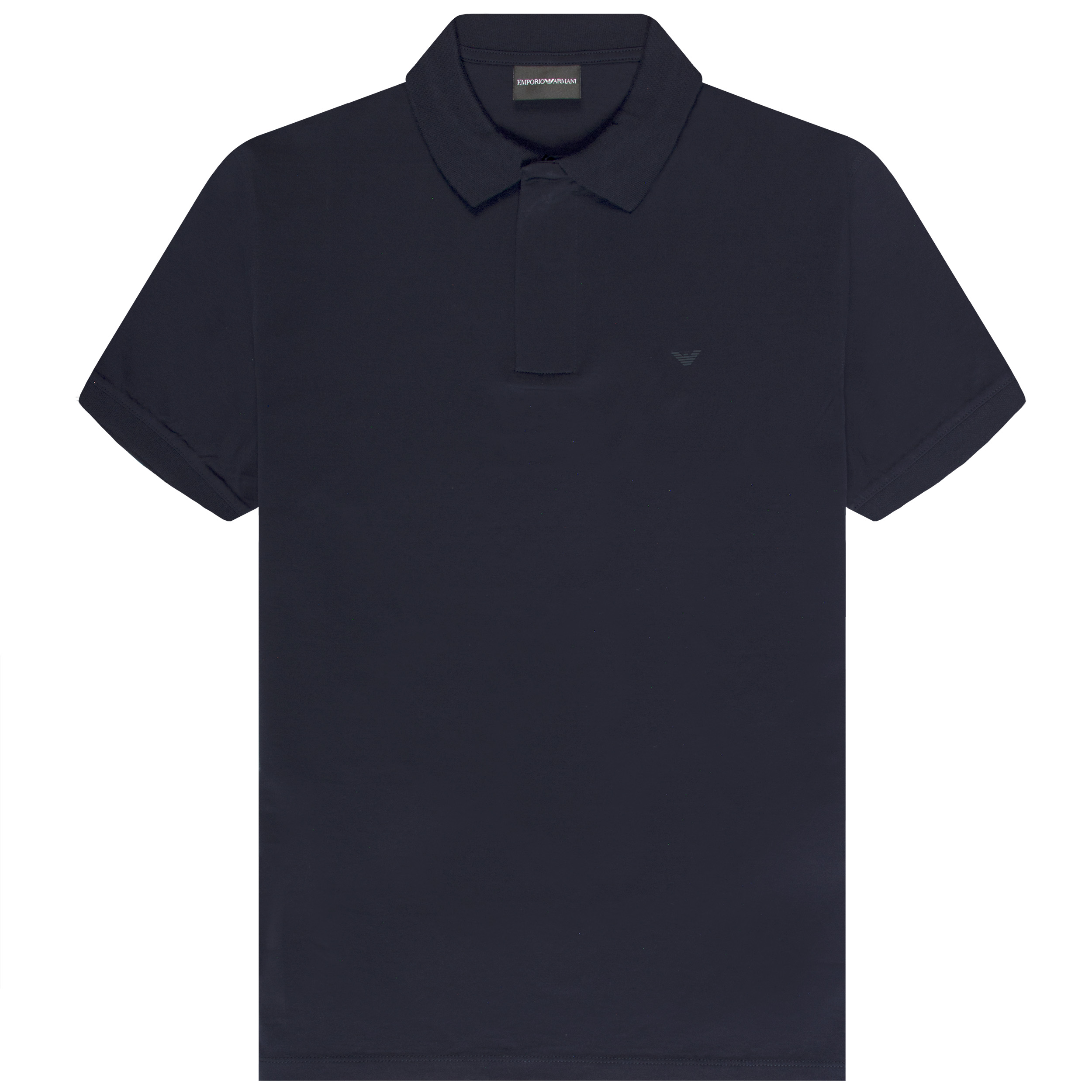 Armani Travel Soft Touch 1/4 Zip Polo Navy