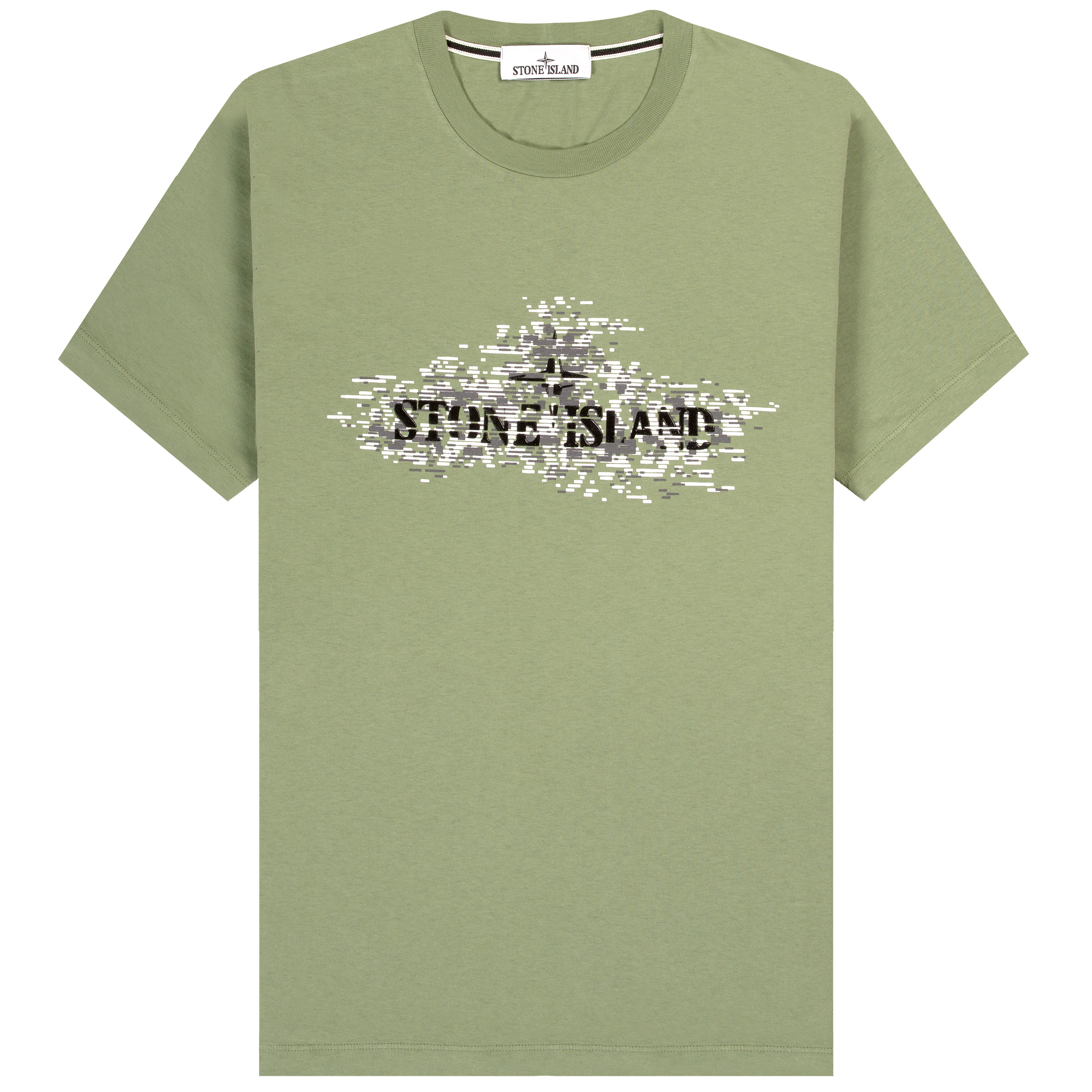 Stone Island Institutional Two Print T-Shirt Sage Green