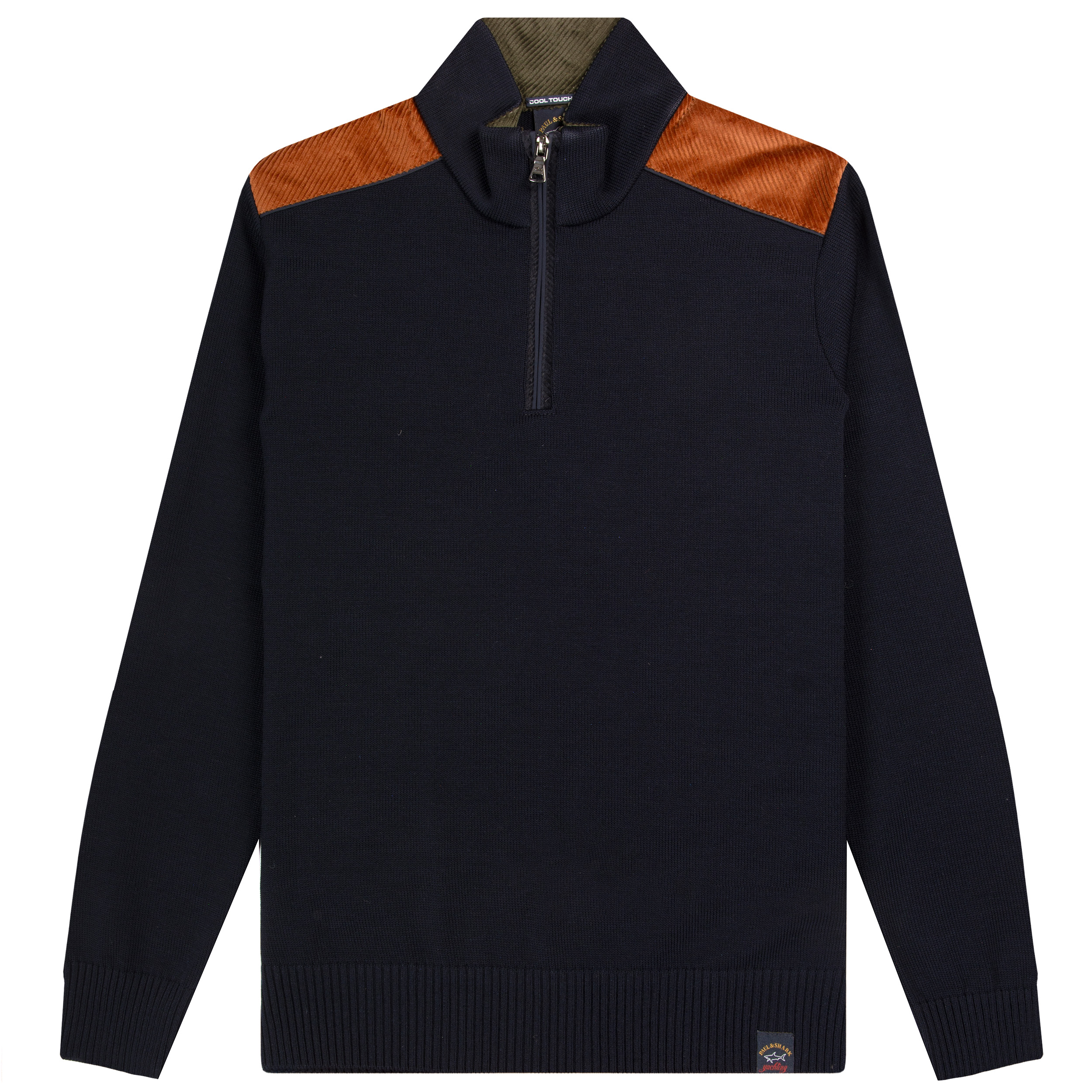 Paul & Shark Cool Touch 4.0 Pullover 1/4 Zip Knit Navy
