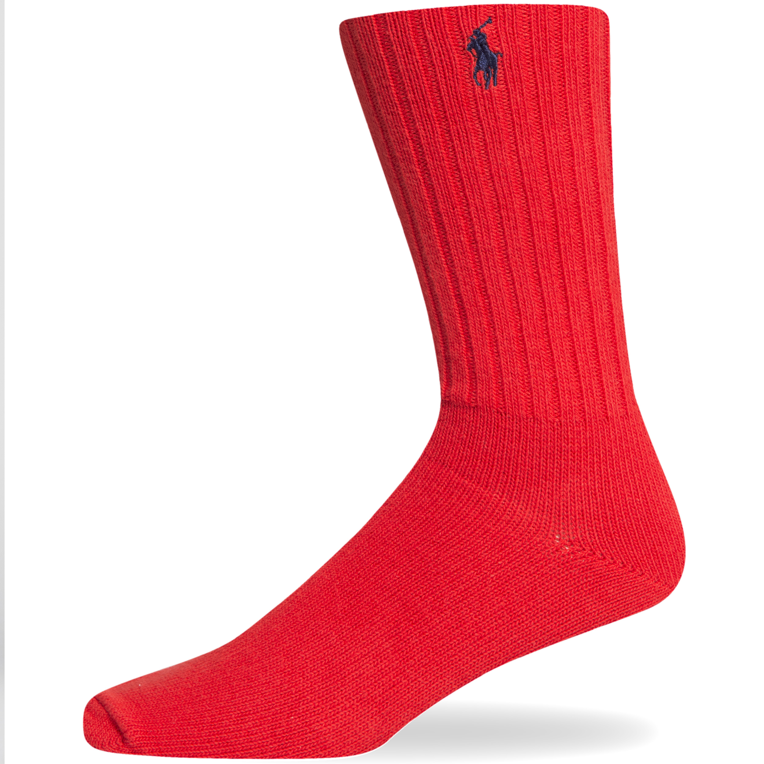 Polo Ralph Lauren Ralph Lauren Ribbed One Size Sock Deep Red