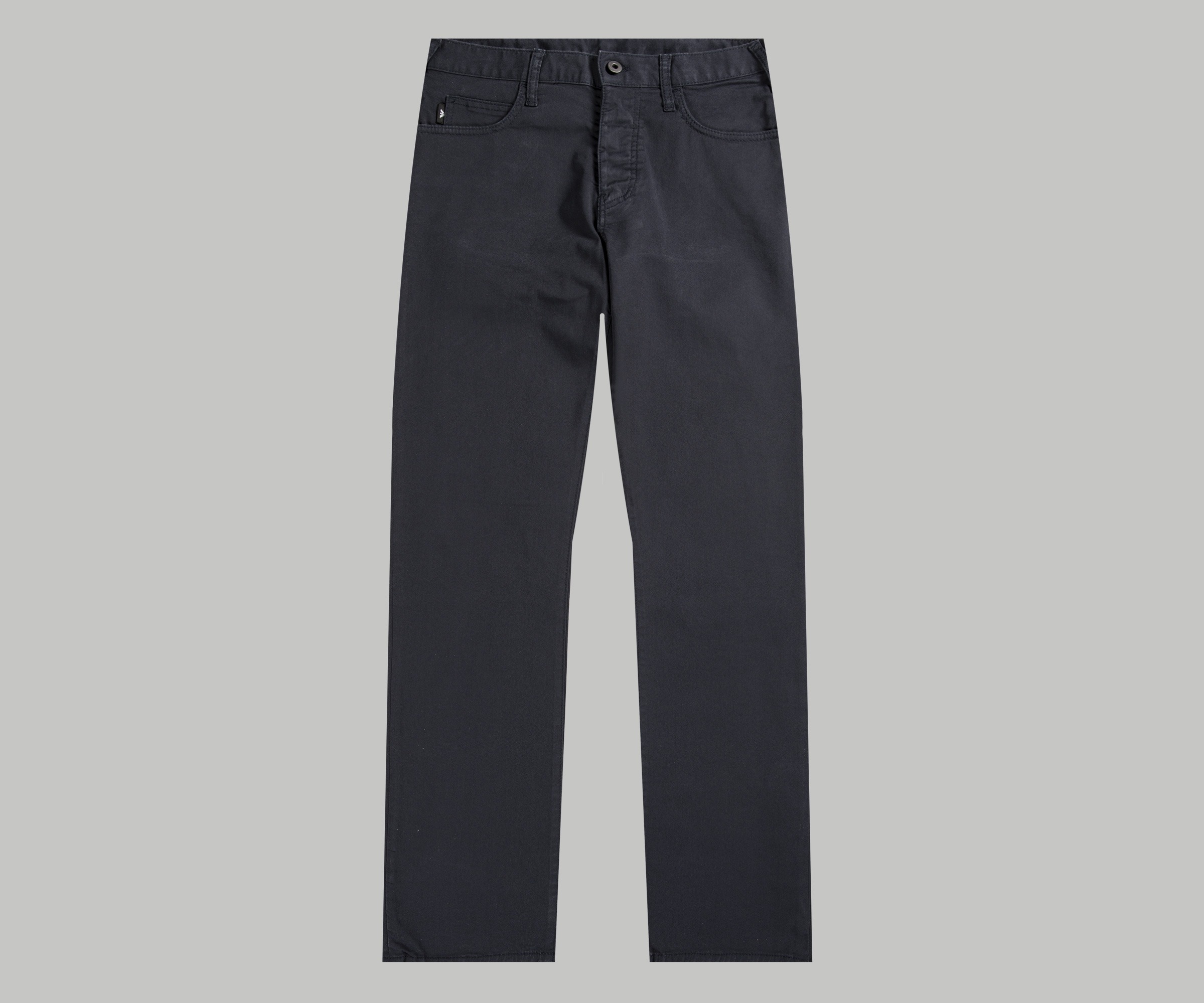 Emporio Armani ’J21’ Regular Fit Cotton Chino Jeans Navy