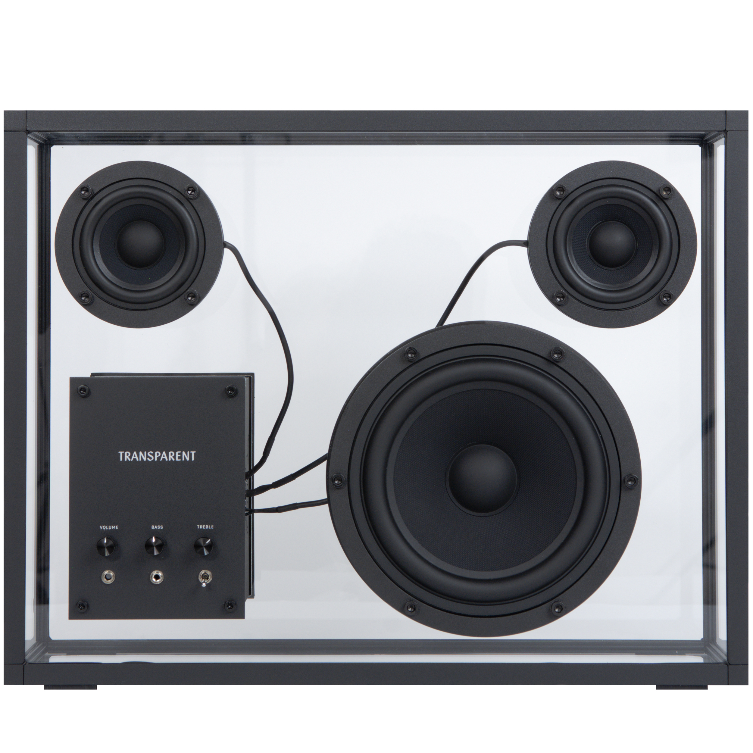 Transparent Speakers ’Large’ Black