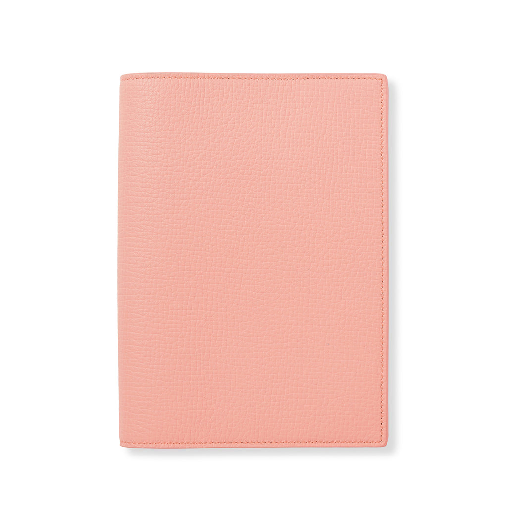 Smythson Evergreen Refillable Notebook Pink