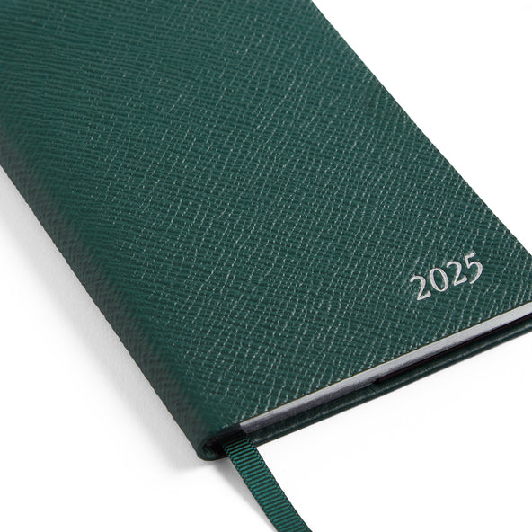 Smythson Weekly Diary With pocket Forest Green