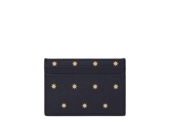 Smythson Stars Navy Card Holder