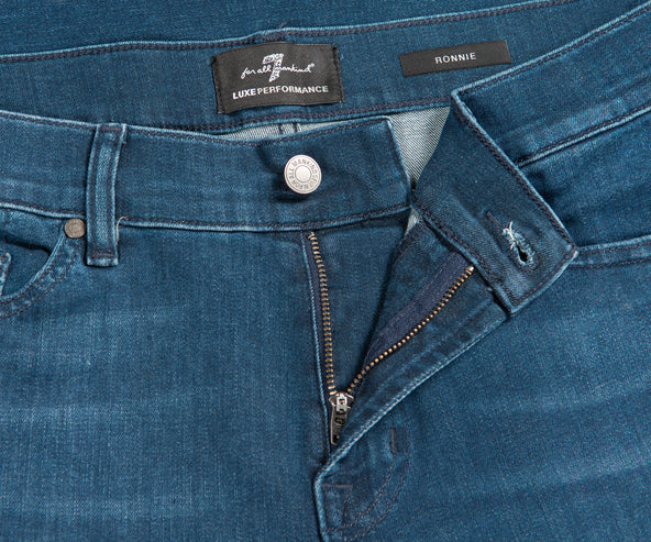 7 Jeans 'Luxe Perf Ronnie' Jean Green Blue