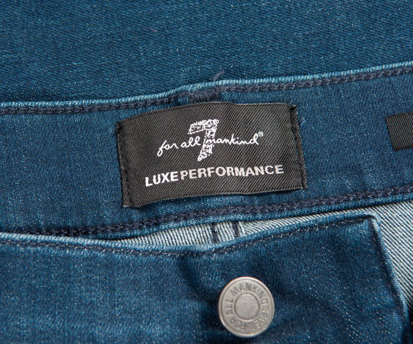 7 Jeans 'Luxe Perf Ronnie' Jean Green Blue
