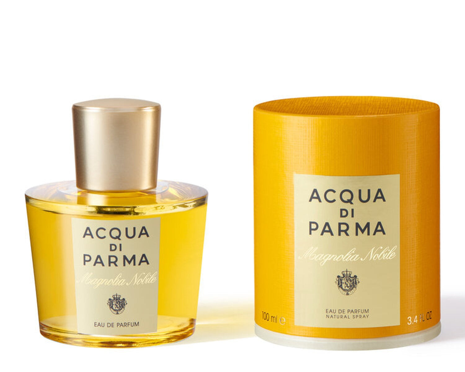 Acqua di Parma perfume bottle and packaging on a white background