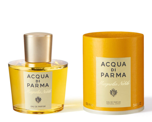 Acqua di Parma perfume bottle and packaging on a white background