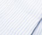 Boss C Liam White/Blue Striped Linen Shirt