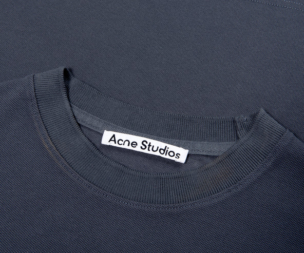 Acne Studios Embroidered Logo Sweatshirt Faded Grey