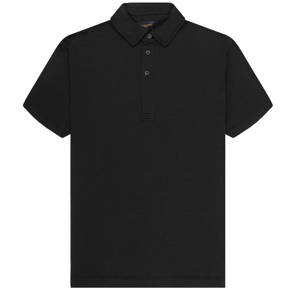 Paul & Shark Aqua Interlock SS Polo Black