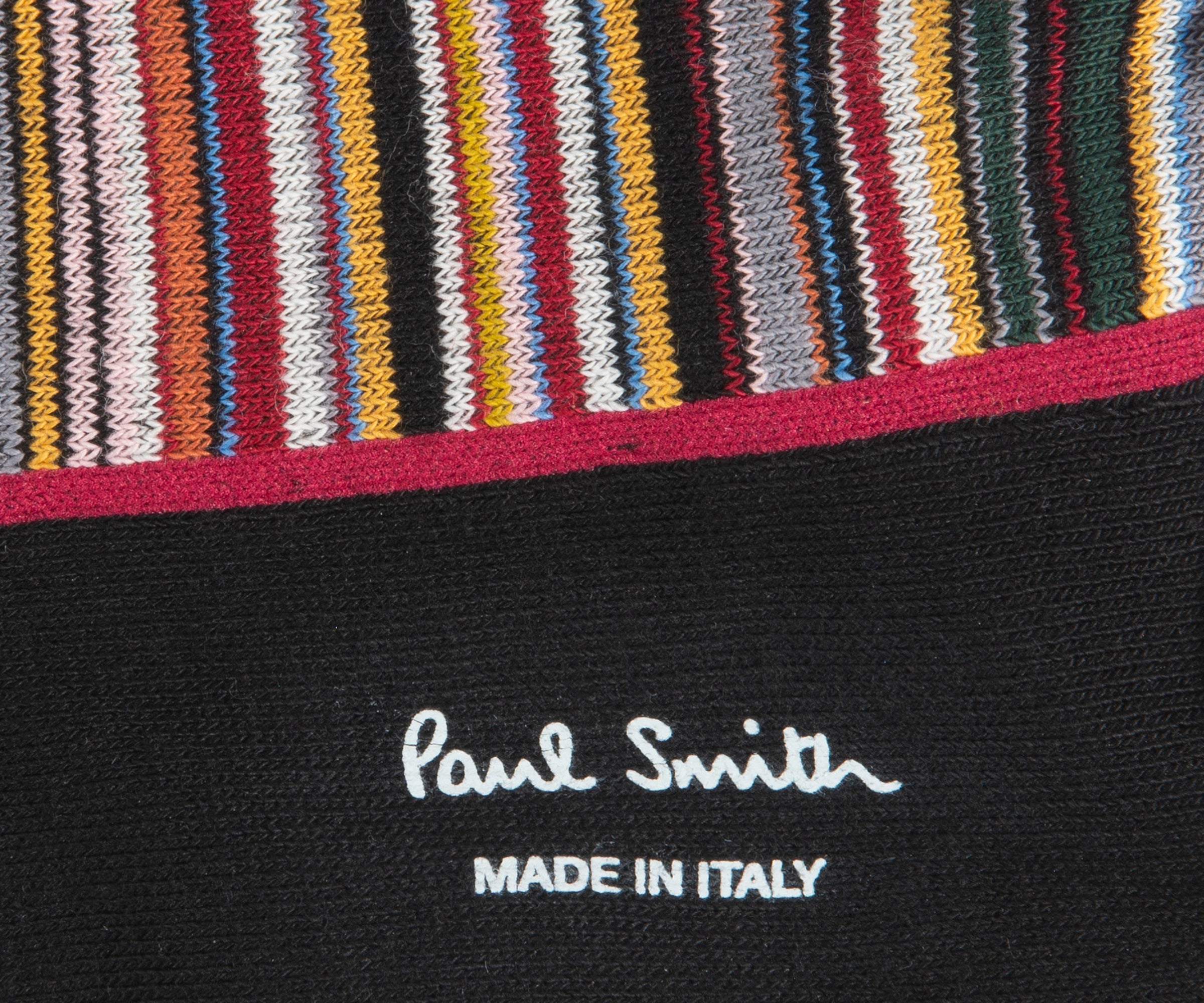 Paul Smith Panel Signature Stripe Socks Black