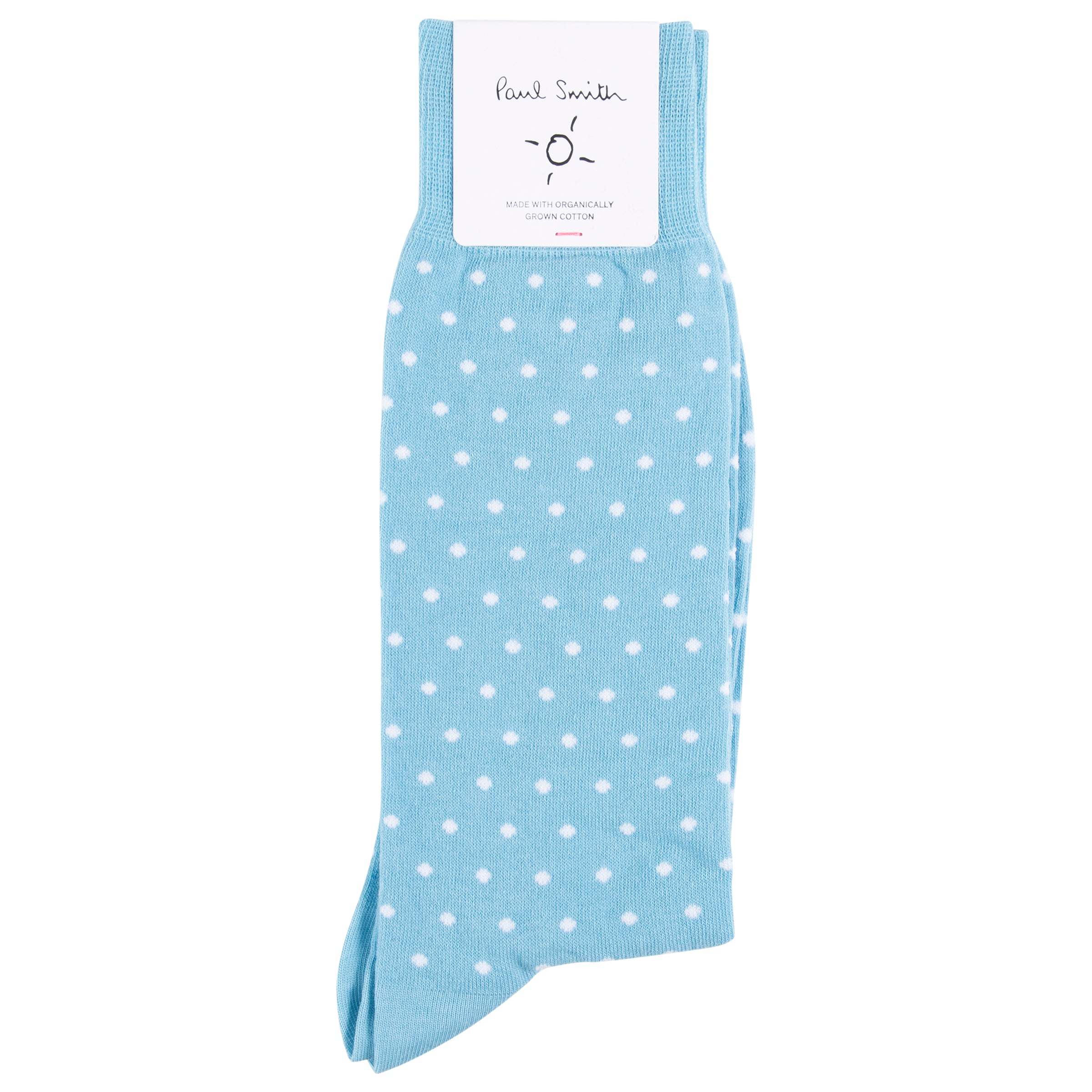Paul Smith Polka Dot Socks Sky Blue
