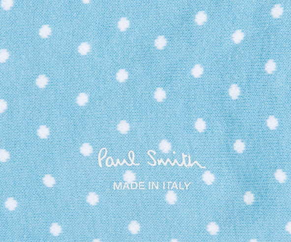 Paul Smith Polka Dot Socks Sky Blue
