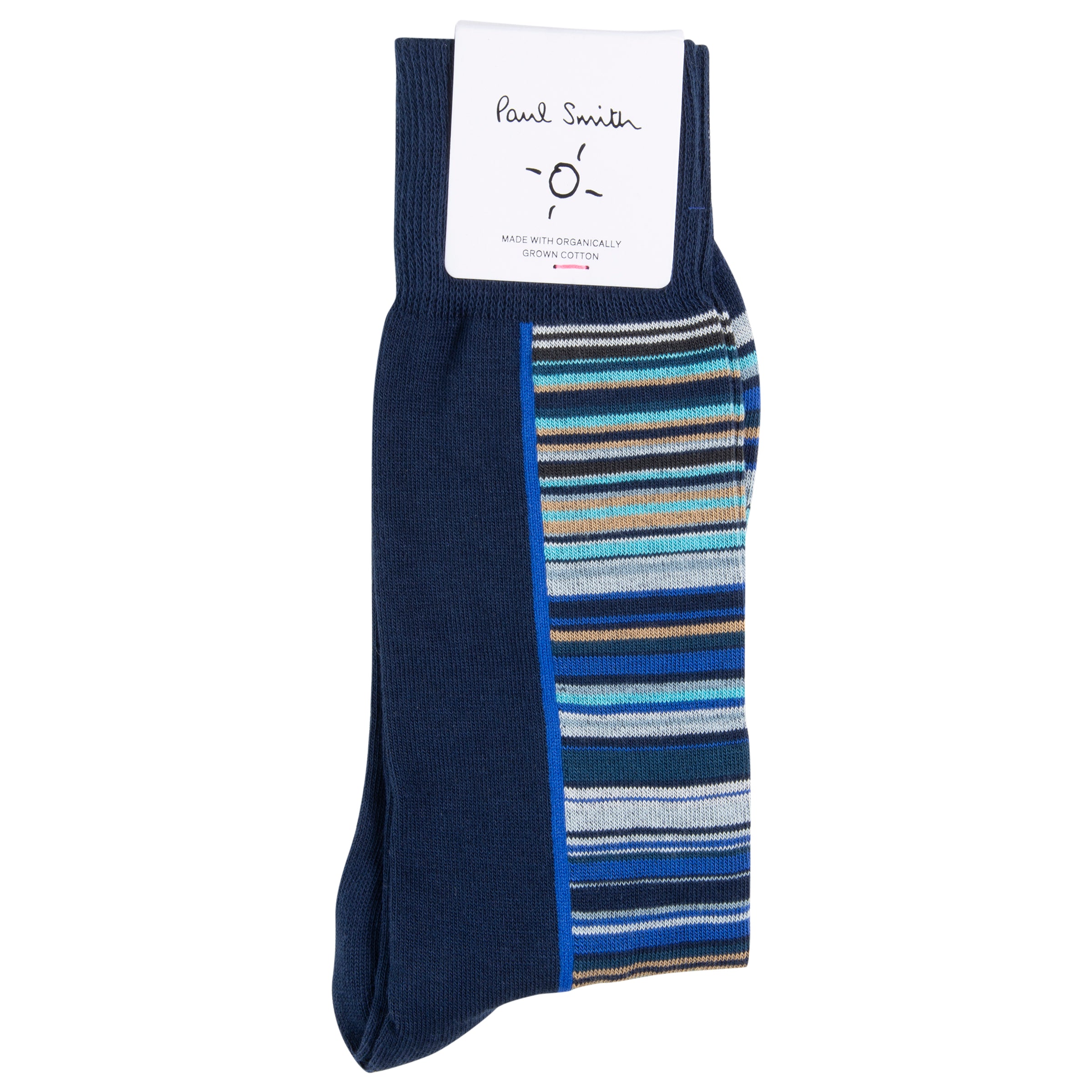 Paul Smith Panel Signature Stripe Socks Navy