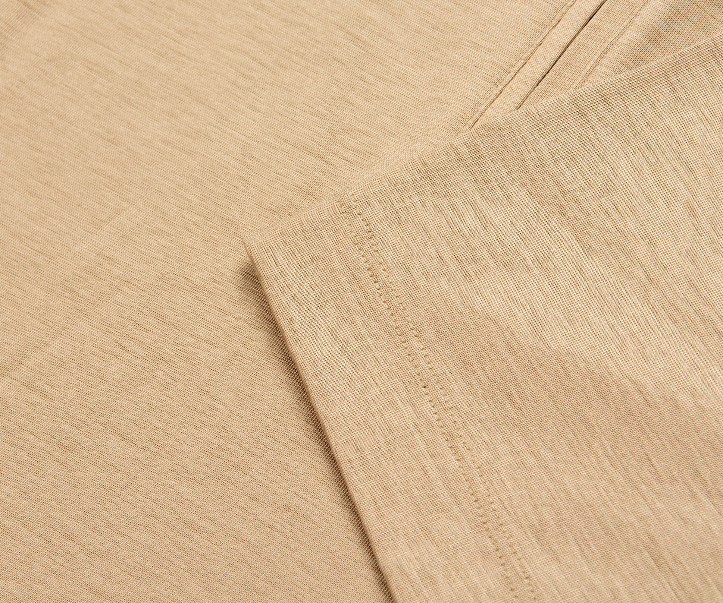 BOSS H-Paras Zip Up SS Polo Beige