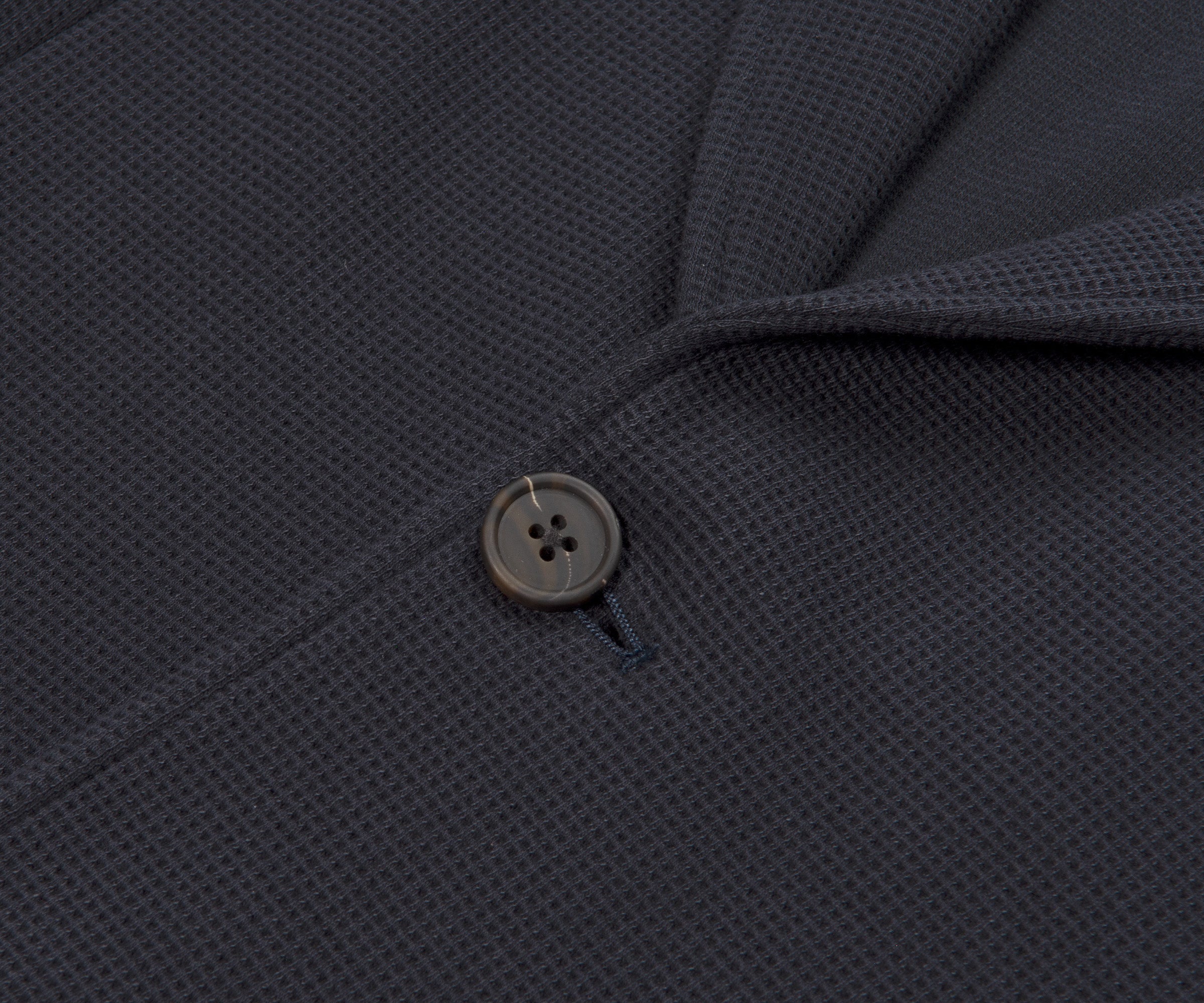 Emporio Armani Honeycomb Textured Blazer Navy