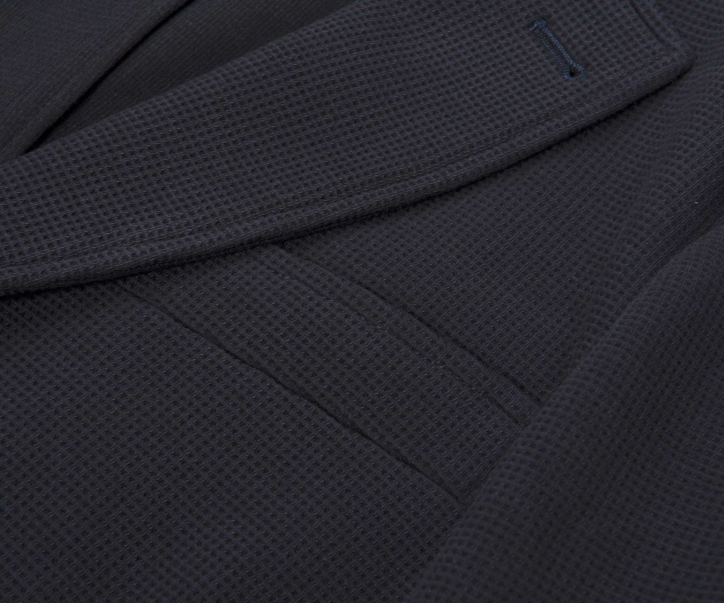 Emporio Armani Honeycomb Textured Blazer Navy