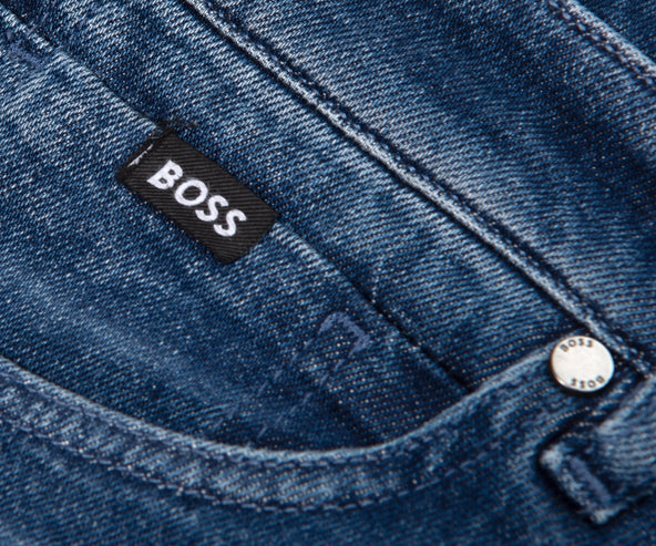 BOSS C-Delaware Slim Fit Comfort Stretch Jeans Light Blue