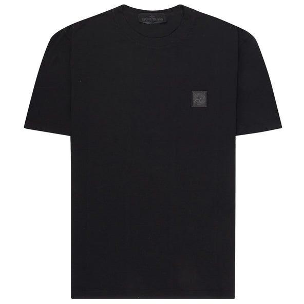 Stone Island Ghost Lightweight Box logo T-Shirt Black