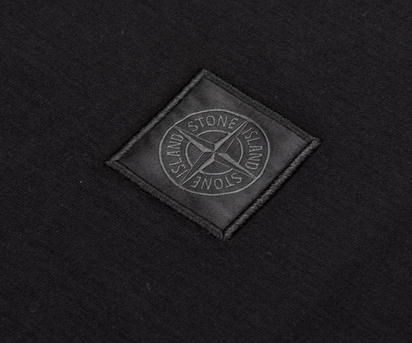 Stone Island Ghost Lightweight Box logo T-Shirt Black