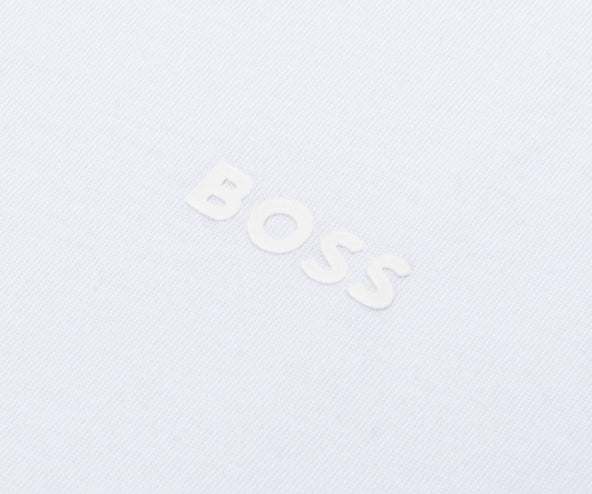 BOSS Thompson Plain T-Shirt White