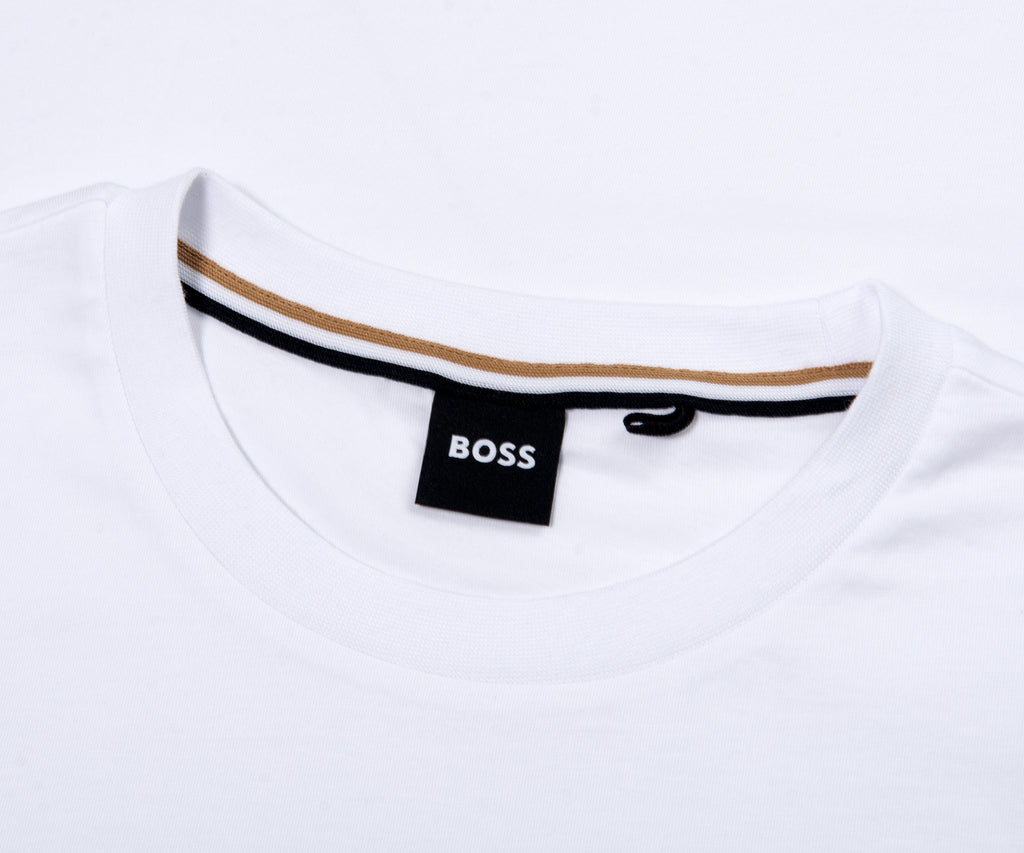BOSS Thompson Plain T-Shirt White