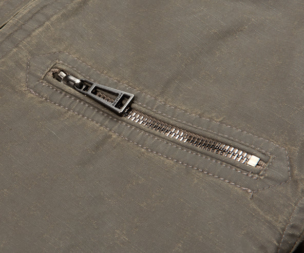 Belstaff Vintage Bomber Jacket Dark Pumice