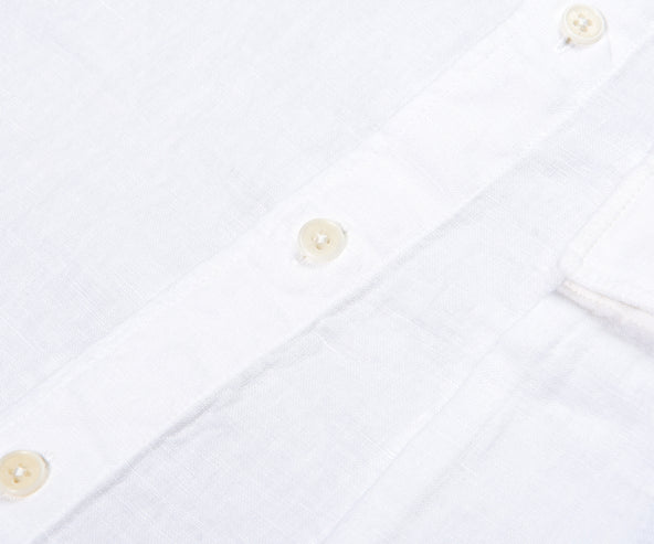 Belstaff Scale Linen LS Shirt White