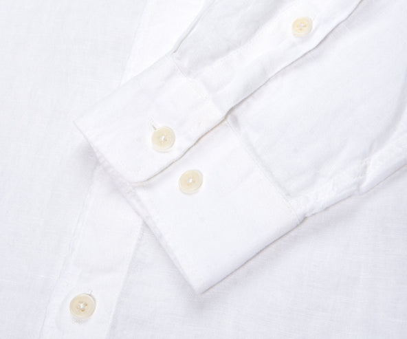 Belstaff Scale Linen LS Shirt White