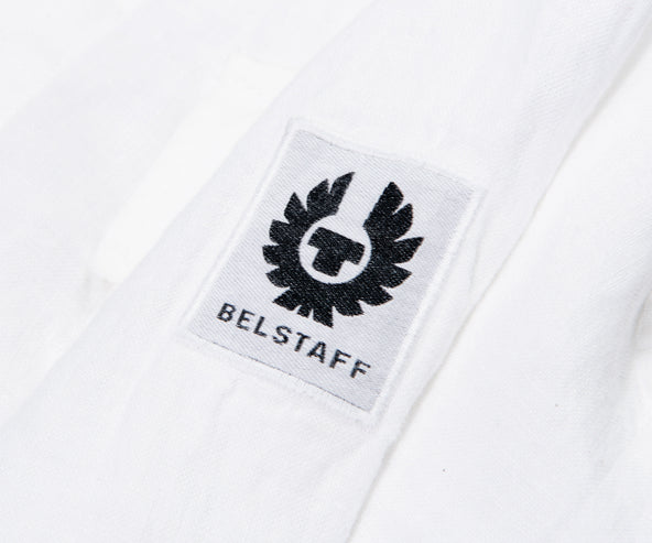 Belstaff Scale Linen LS Shirt White