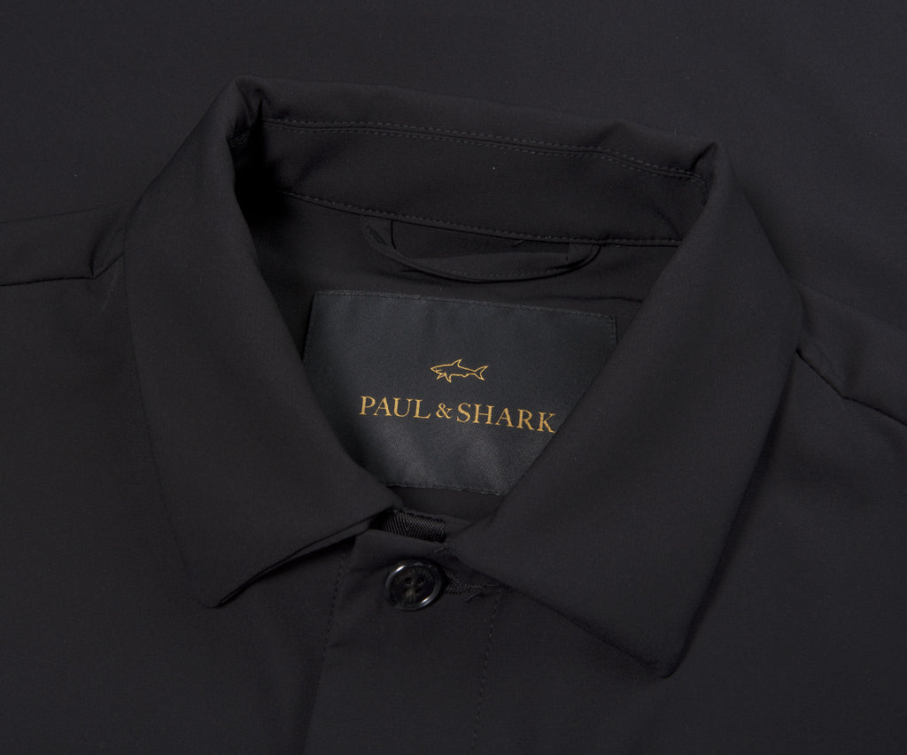 Paul & Shark Scuba Nylon Overshirt Black