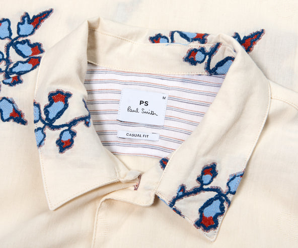 Paul Smith PS Yukka Fil Coupe SS Shirt Off White
