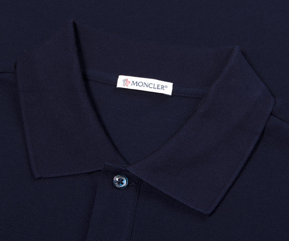 Moncler Arm Detail Polo Navy
