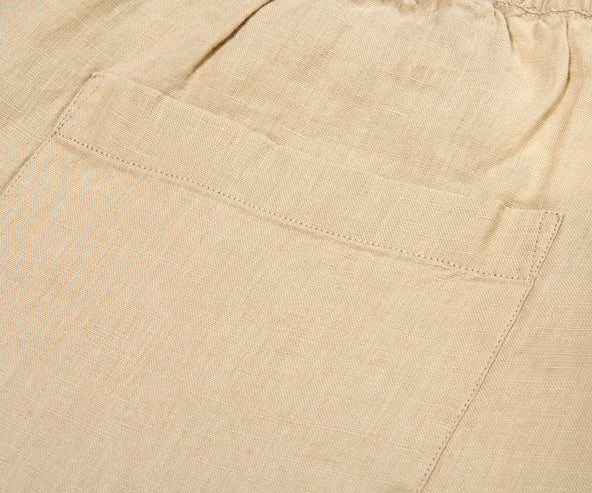 BOSS C-Shorty Linen Shorts Beige