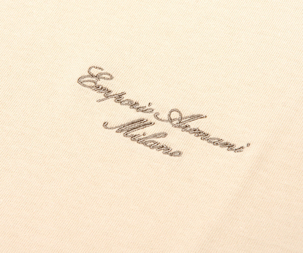 Emporio Armani Embroidered Logo T-Shirt