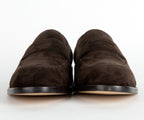 BOSS Limber Suede Penny Loafer Brown