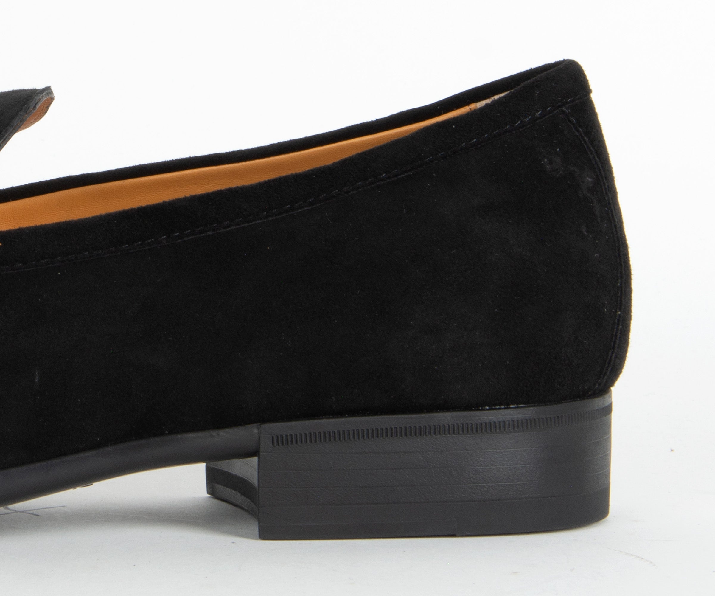 Tods Suede Loafer Black