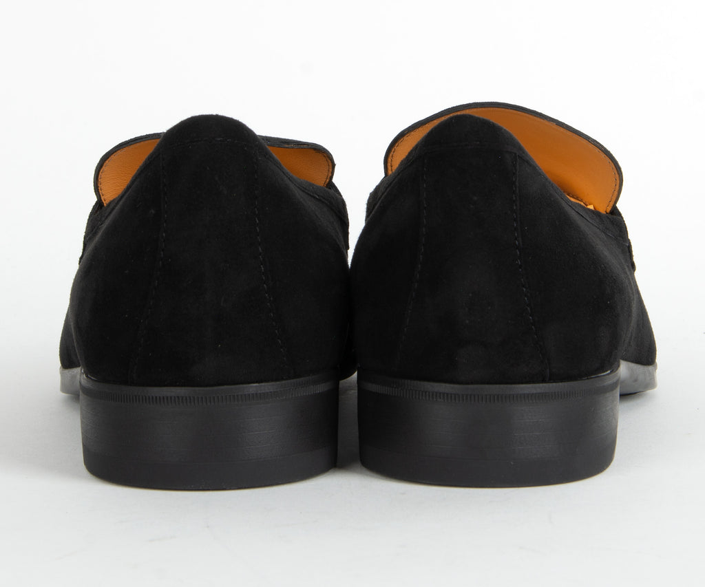 Tods Suede Loafer Black